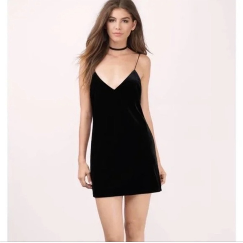 NWT Toni Velvet Mini Dress XS - Picture 1 of 9